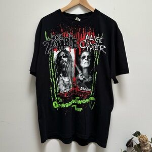Rob Zombie and Alice Cooper Band Tee